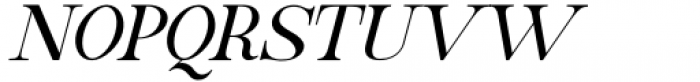 Buche Light Italic Font UPPERCASE