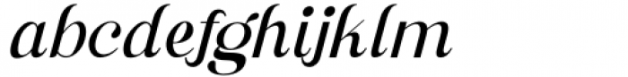 Buche Light Italic Font LOWERCASE