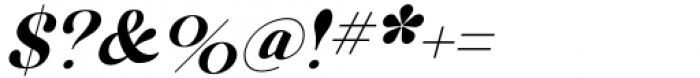 Buche Semibold Italic Font OTHER CHARS