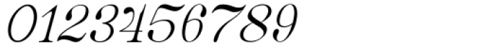 Buche Thin Italic Font OTHER CHARS