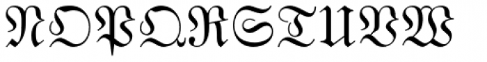 Buchfraktur Font UPPERCASE