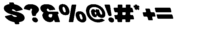 Buchi Sans Backslant Font OTHER CHARS