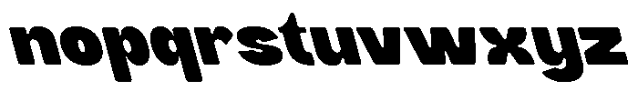 Buchi Sans Backslant Font LOWERCASE