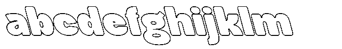 Buchi Sans Outline Backslant FONT