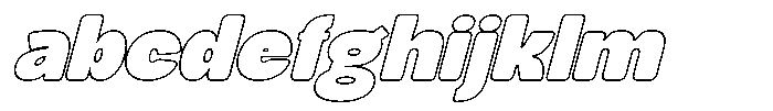 Buchi Sans Outline SLant FONT