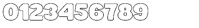 Buchi Sans Outline Font OTHER CHARS
