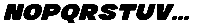 Buchi Sans Slant Font UPPERCASE