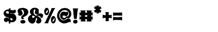 Buckary Font OTHER CHARS