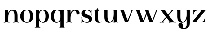 Buckbrush Font LOWERCASE