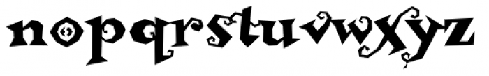 Buckethead Font LOWERCASE