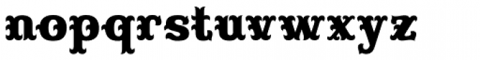 Buckhorn Font LOWERCASE