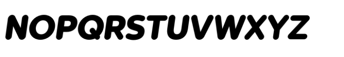 Buckin Extra Bold Oblique Font UPPERCASE