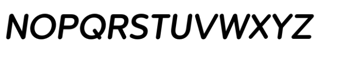 Buckin Medium Oblique Font UPPERCASE
