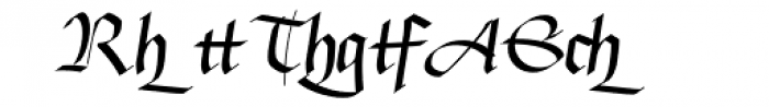 Buckingham Fraktur Alternate Font OTHER CHARS