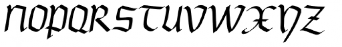 Buckingham Fraktur Dfr Font UPPERCASE