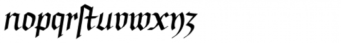 Buckingham Fraktur Dfr Font LOWERCASE