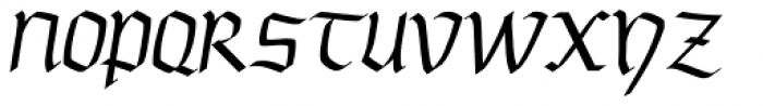 Buckingham Fraktur Font UPPERCASE