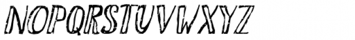 Buckthorn Hollow Italic Font UPPERCASE