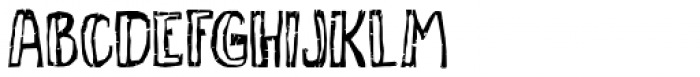 Buckthorn Hollow Regular Font UPPERCASE