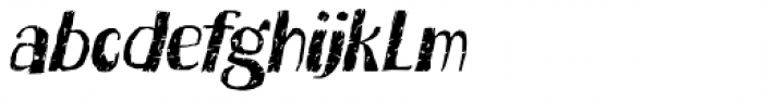 Buckthorn Italic Font LOWERCASE