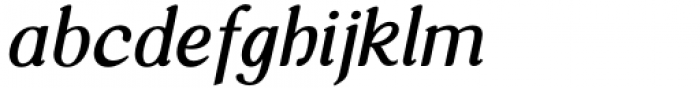 Bucolic Semi Bold Italic Font LOWERCASE