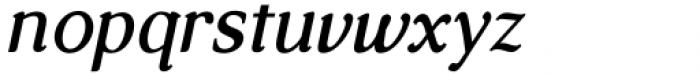 Bucolic Semi Bold Italic Font LOWERCASE