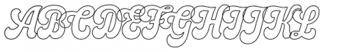 Budge Line Font UPPERCASE