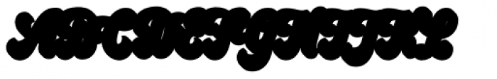 Budge Shadow Font UPPERCASE