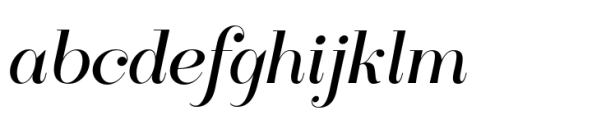 Budinger Modern Display Regular Italic FONT