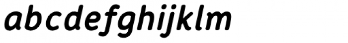 Budrick BB Bold Italic Font LOWERCASE