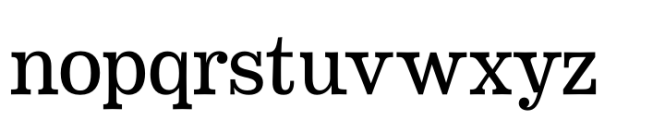 Buena Roman Font LOWERCASE