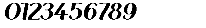 Bufagis Italic Font OTHER CHARS