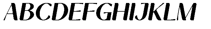 Bufagis Italic Font UPPERCASE