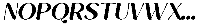 Bufagis Italic Font UPPERCASE