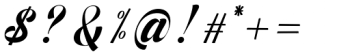 Bufally Script Italic Font OTHER CHARS