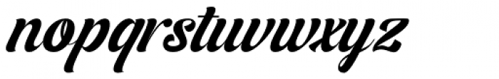 Bufally Script Italic Font LOWERCASE