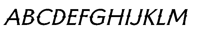 Bufalo Chotten  Italic Italic FONT