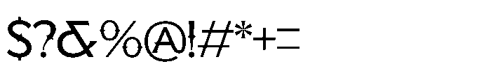 Bufalo Chotten  Regular Font OTHER CHARS