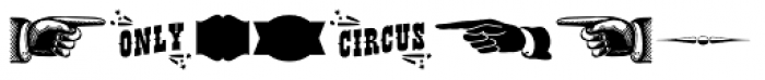 Buffalo Circus Catchwords Font OTHER CHARS