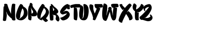 Buffart Font UPPERCASE