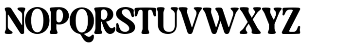 Buffy Retro Serif Light Font UPPERCASE