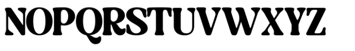 Buffy Serif Font UPPERCASE