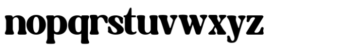 Buffy Serif Font LOWERCASE