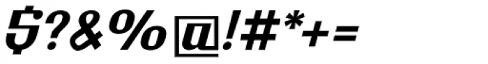 Bufon Italic Font OTHER CHARS
