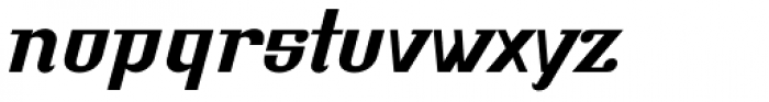 Bufon Italic Font LOWERCASE