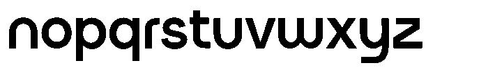 Bufter Regular Font LOWERCASE