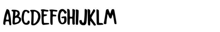 Buggy Marker Font UPPERCASE