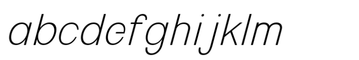 Bughari Extra Light Slant FONT