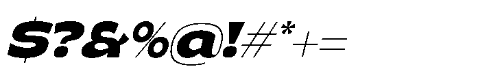 Bugky Groft Italic Font OTHER CHARS