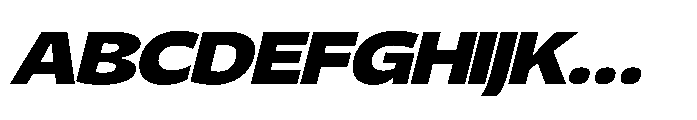 Bugky Groft Italic Font UPPERCASE